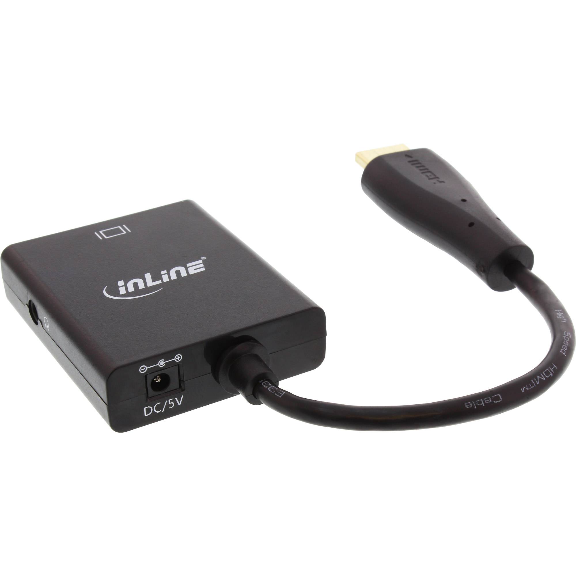 InLine - Videokonverter - HDMI - VGA