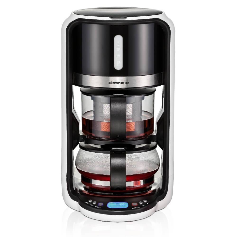 Rommelsbacher Teeautomat m Glaskanne TA 1200 ws/sw