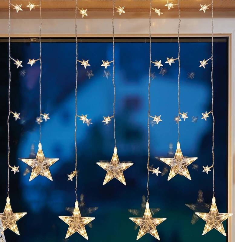 Hellum LED-Sternenvorhang 39-flg 576351
