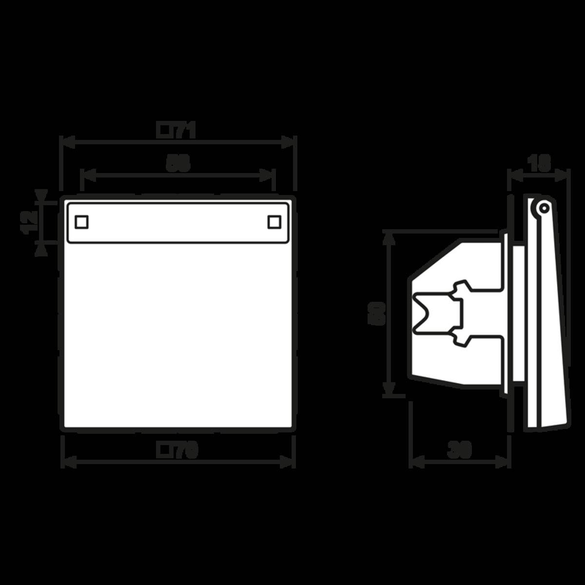 Jung SCHUKO-Steckdose 16A 250V ES 1520 NAKL