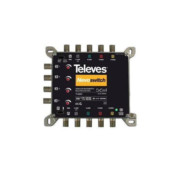 Televes Multischalter 5 in 4 Guß MS54C