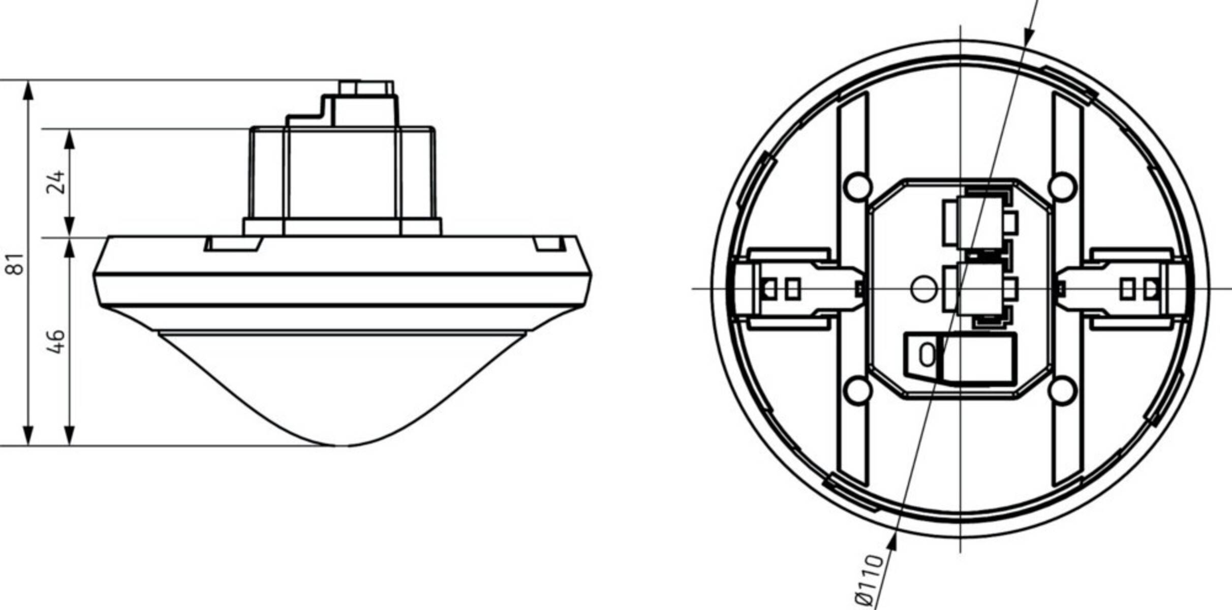 Theben Präsenzmelder S360 KNX UP WH