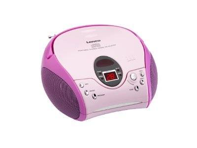 Lenco SCD-24 - Ghettoblaster - pink