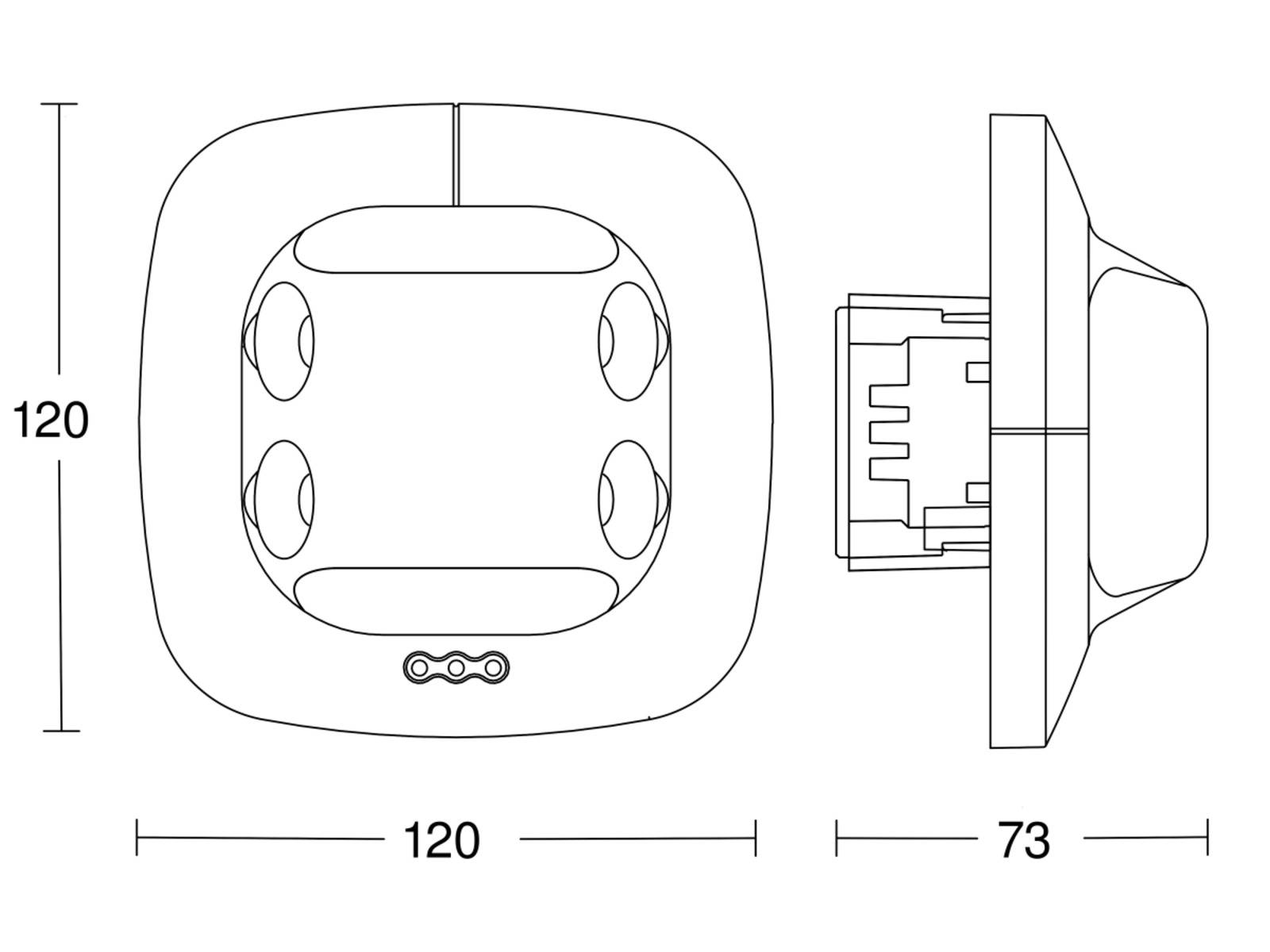 Steinel Präsenzmelder Dual US UP WS COM1