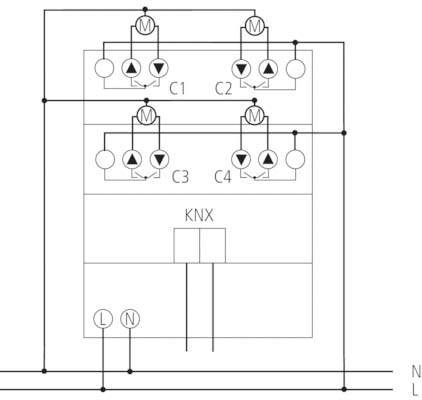 Theben Jalousieaktor JM 4 T KNX