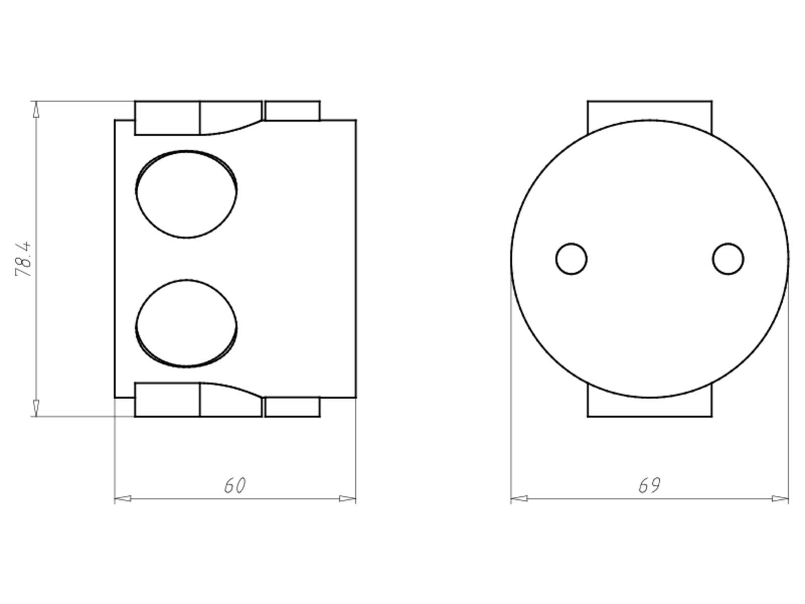 Kaiser UP-Geräteverbindungsdose 1564-01