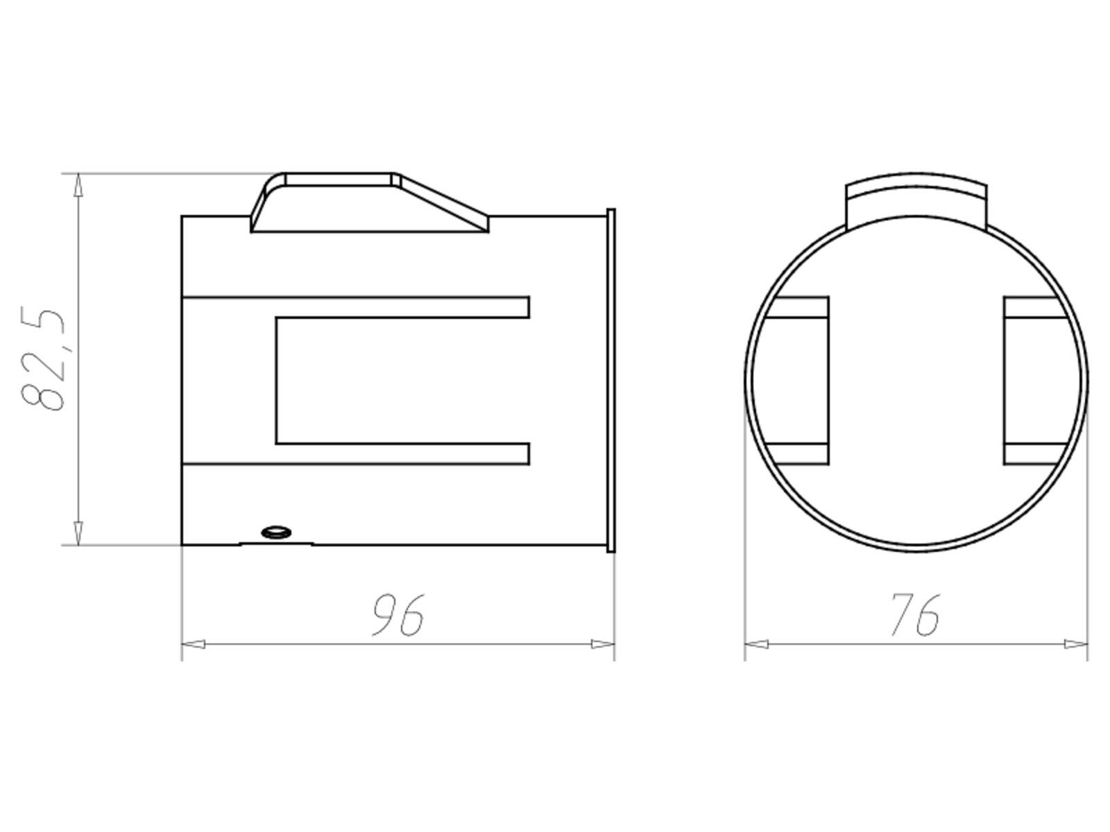 Kaiser Einbaugehäuse ThermoX-LED 9320-11