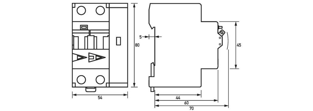 Doepke FI-/LS-Kombination DAFDD1B25/0,03/2-AKV