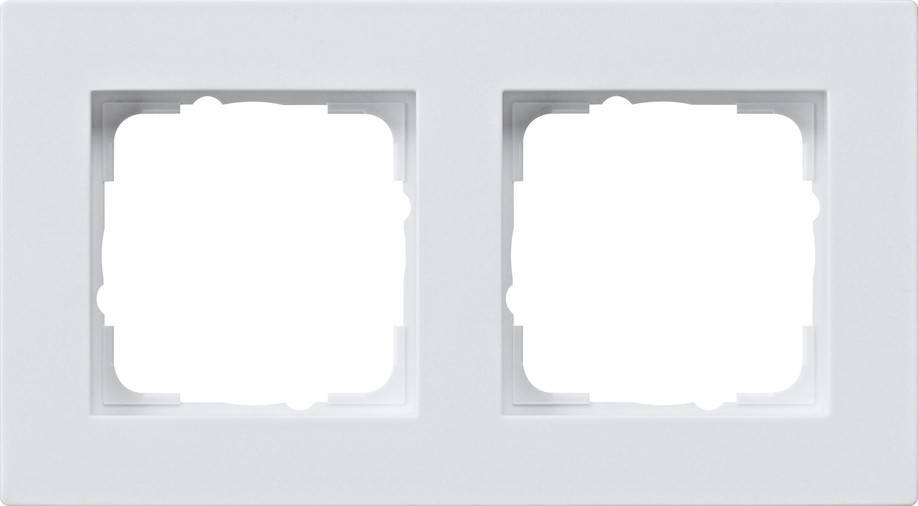 Gira Abdeckrahmen 2fach rws 0212225