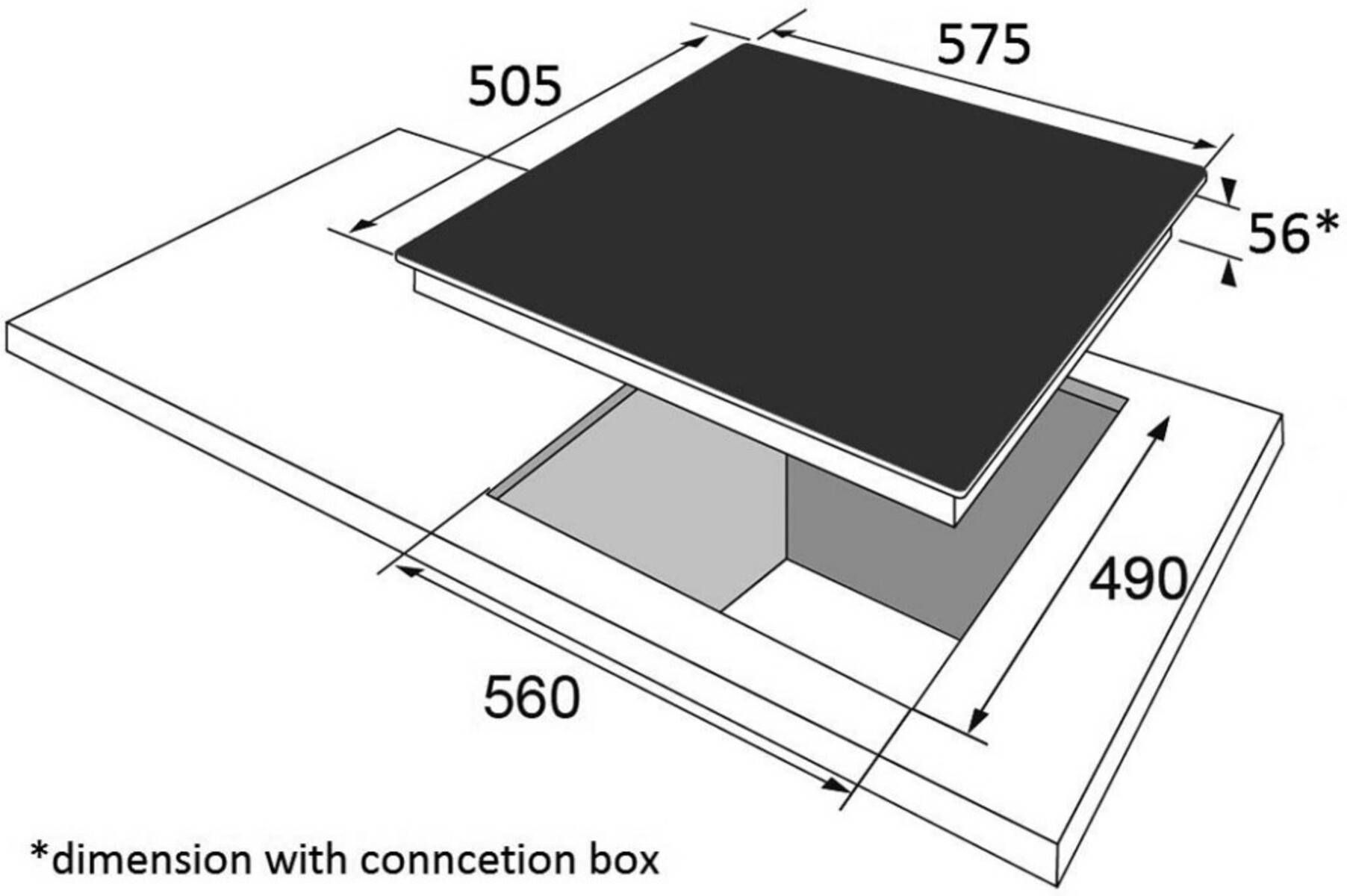 Amica EB-Autark-Kochfeld KMC 742 600 E