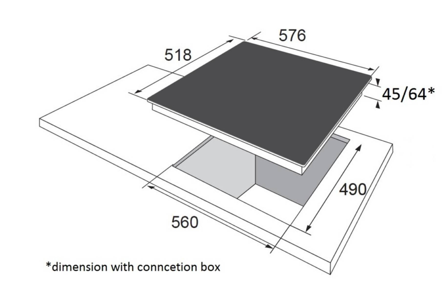 Amica EB-Autark-Kochfeld KMC 742 610 C