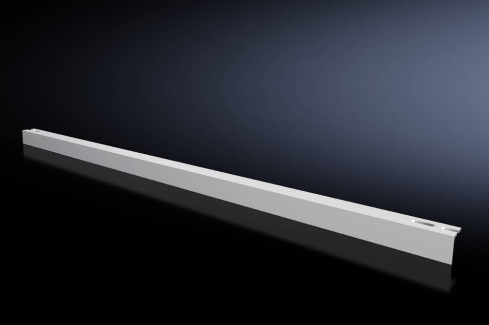 Ein minimalistisches Bild, das einen einfachen, diagonalen, hellgrauen Strahl vor einem dunklen Verlaufshintergrund zeigt, der ein Gefühl von Tiefe und Kontrast erzeugt.