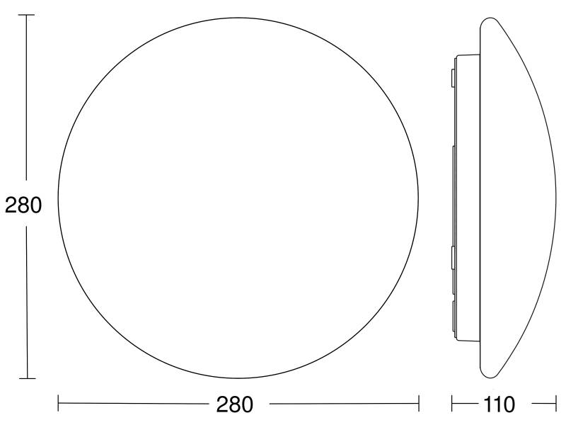 Steinel Sensorinnenleuchte RS PRO LED P1 WW V3