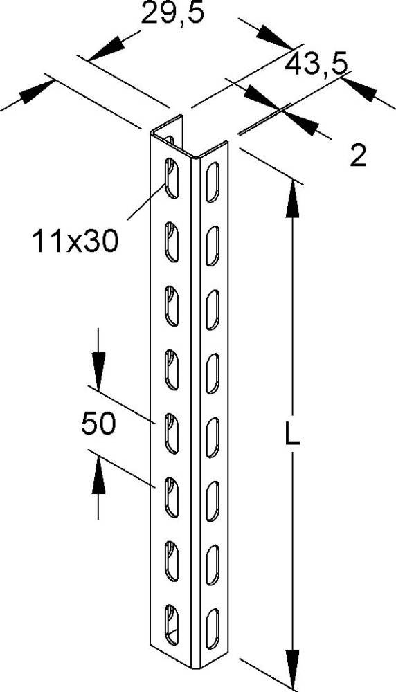 Niedax U-Profil U 4530/300 SL