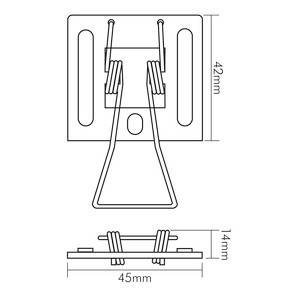 Nobile Einbaufeder 2er-Set 1560980001