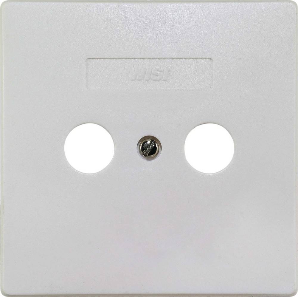 Wisi Abdeckplatte 2-Loch DW42