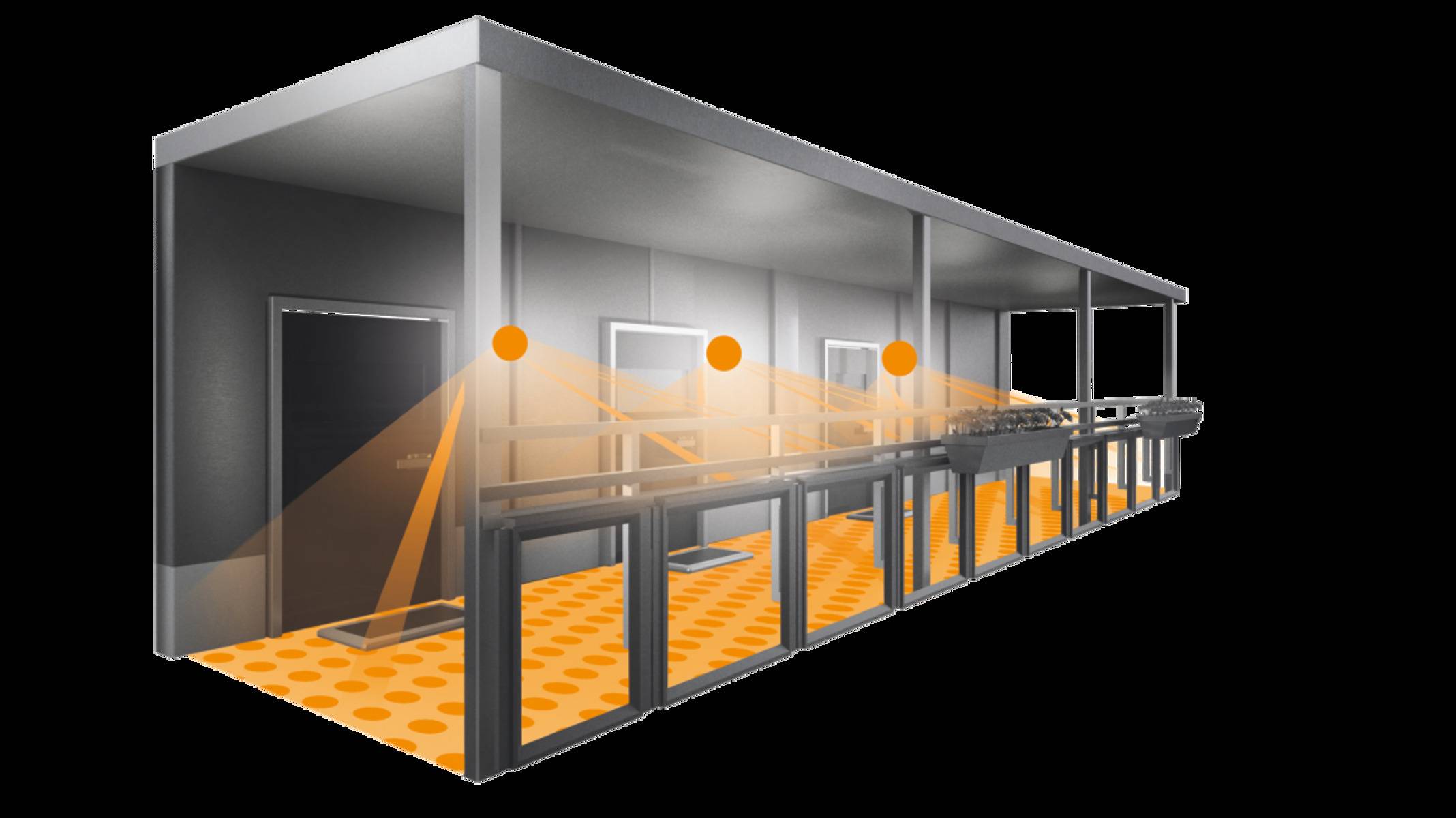 Steinel Sensor-LED-Außenleuchte L 330 S ANT 3000K