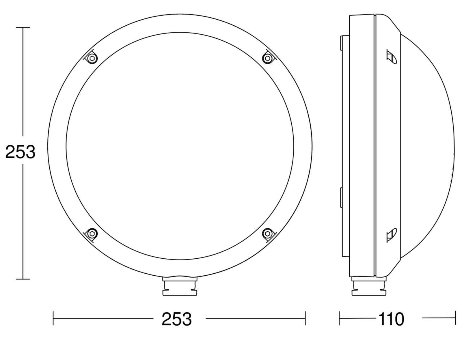Steinel Sensor-LED-Außenleuchte L 330 S ANT 3000K