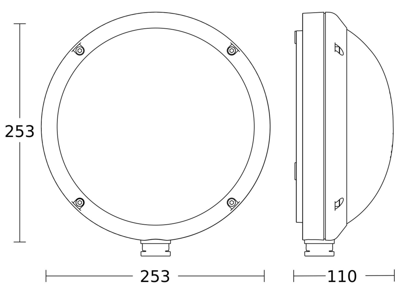 Steinel Sensor-LED-Außenleuchte L 330 S ANT 3000K