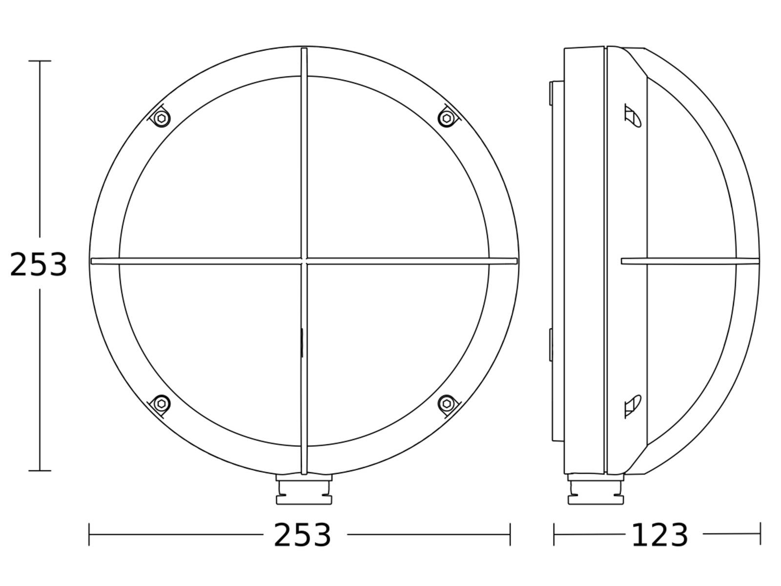 Steinel Sensor-LED-Außenleuchte L 331 S ANT 3000K