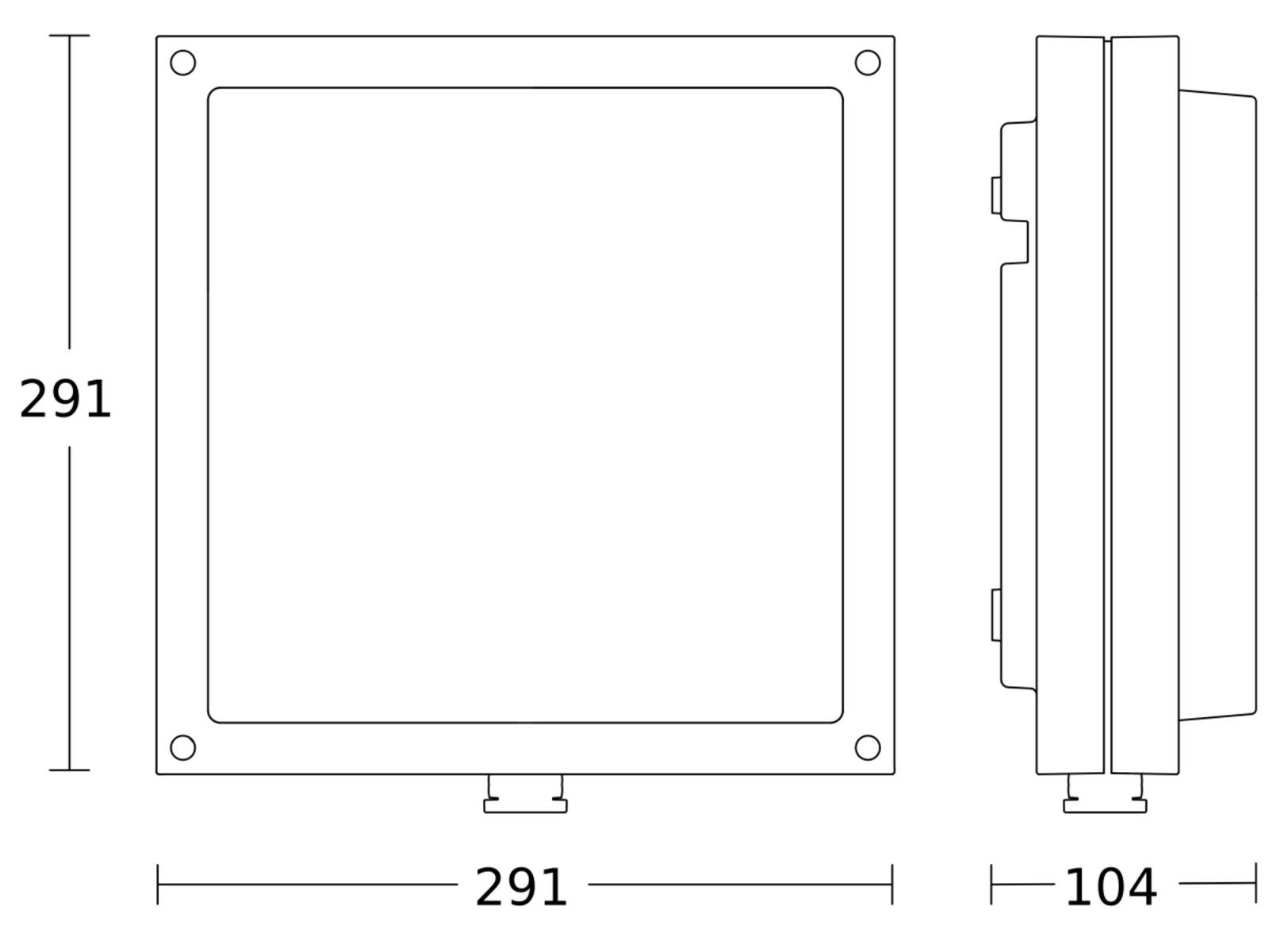 Steinel Sensor-LED-Außenleuchte L 690 S ANT 3000K