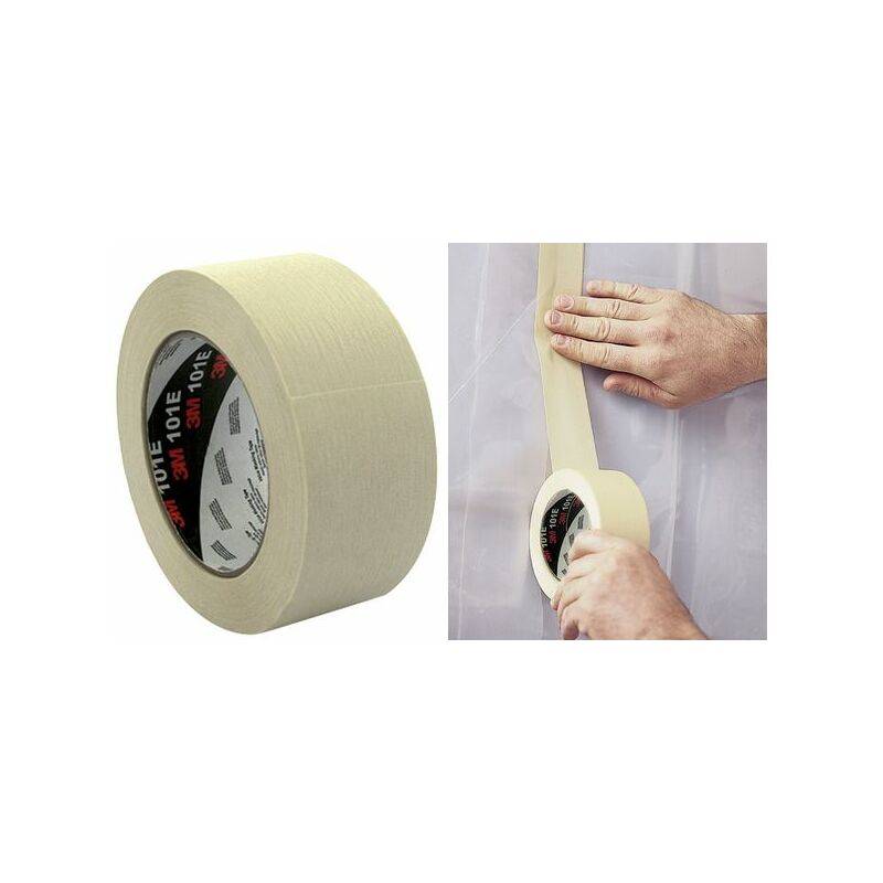 3M Krepp-Klebeband 101E, 36 mm x 50 m, Papier, beige