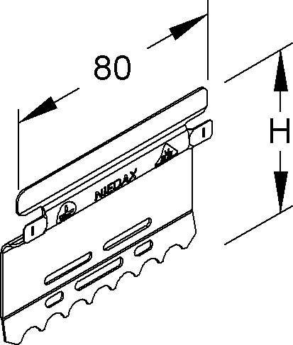 20 Stk. Niedax Stoßstellenverbinder LST 40 E3
