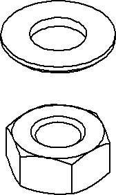 Niedax Sechskantmutter SMU 10