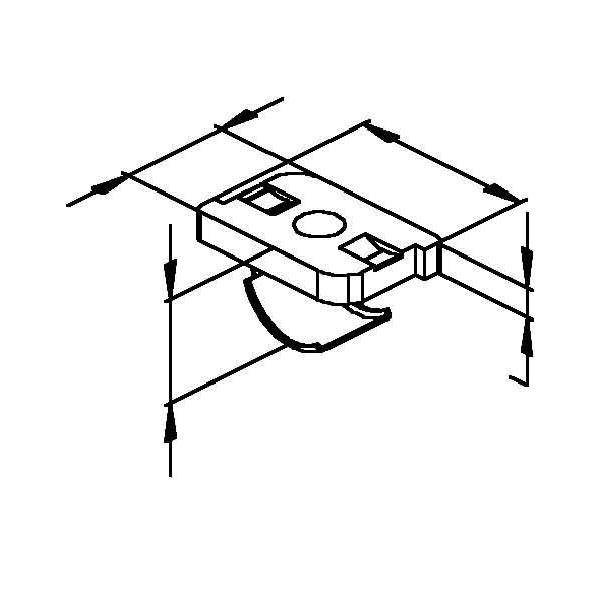 Niedax Gleitmutter GSF 0406 V