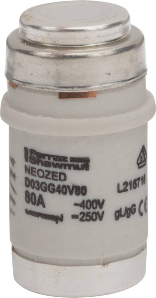 Mersen Sicherungseinsatz NEOZED D03GG40V80