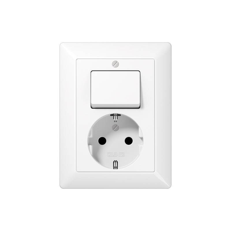 Jung SCHUKO-Steckdose aws AS 5576 U WW