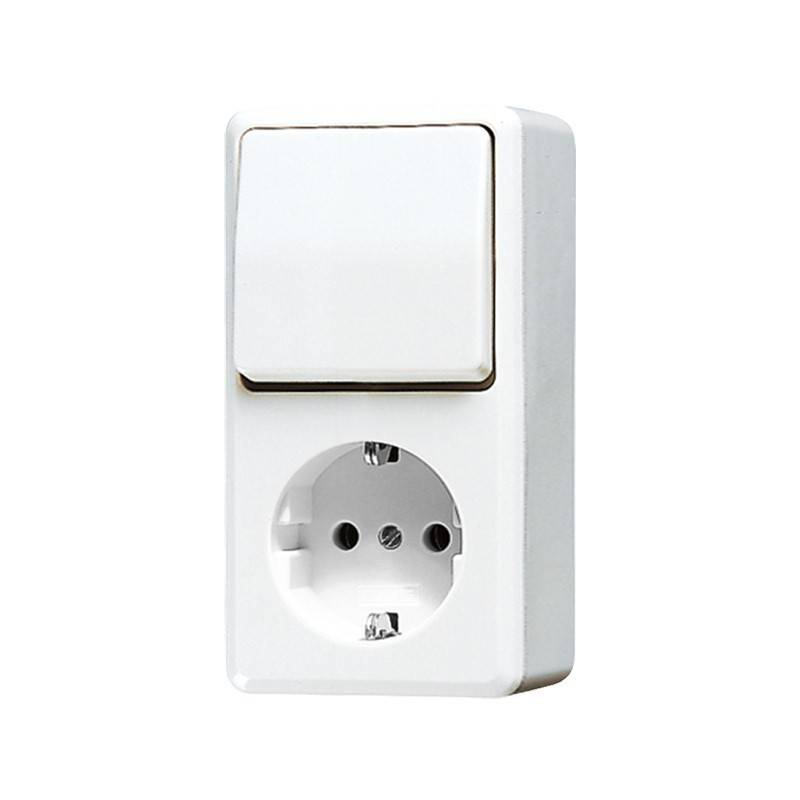 Jung SCHUKO-Steckdose 676 A WW