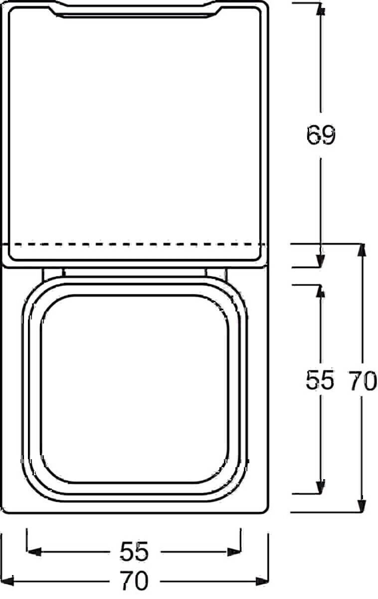 Busch-Jaeger Zwischenring aws 2118 GK-34