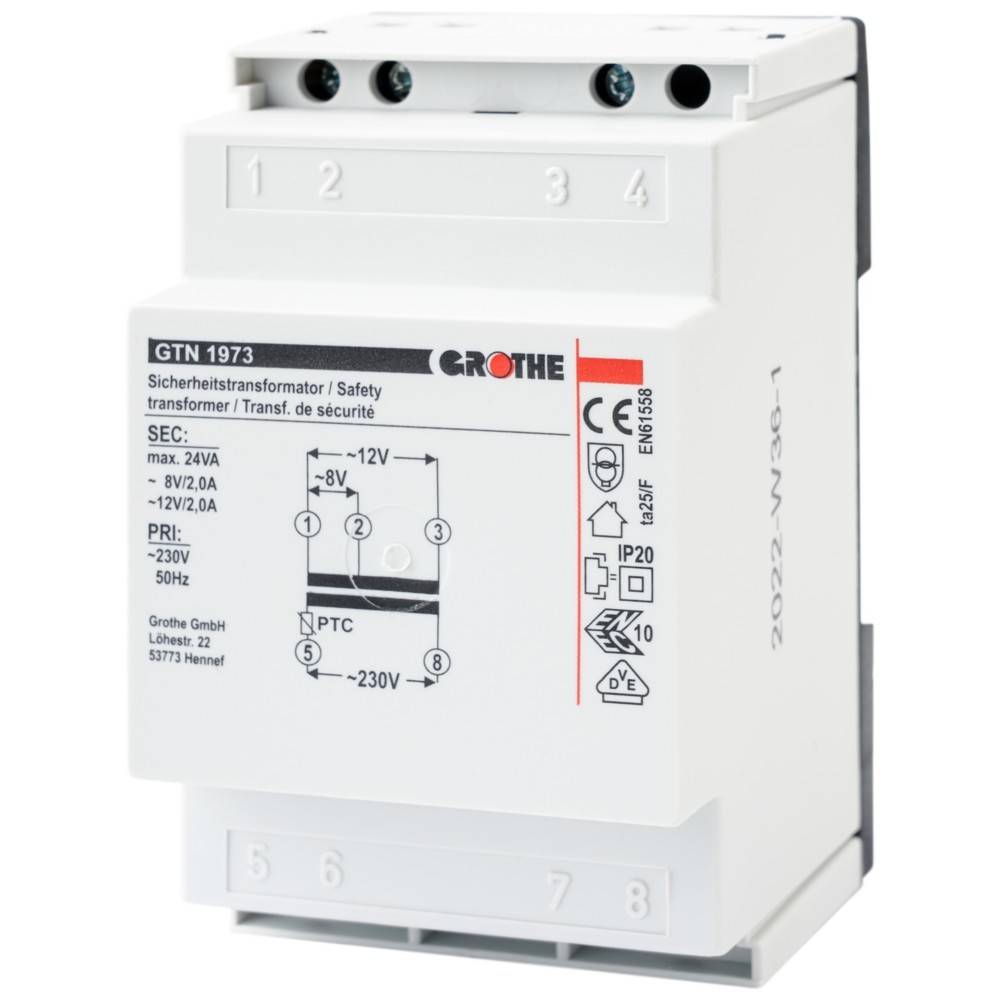 Grothe Sicherheitstransformator GTN 1973