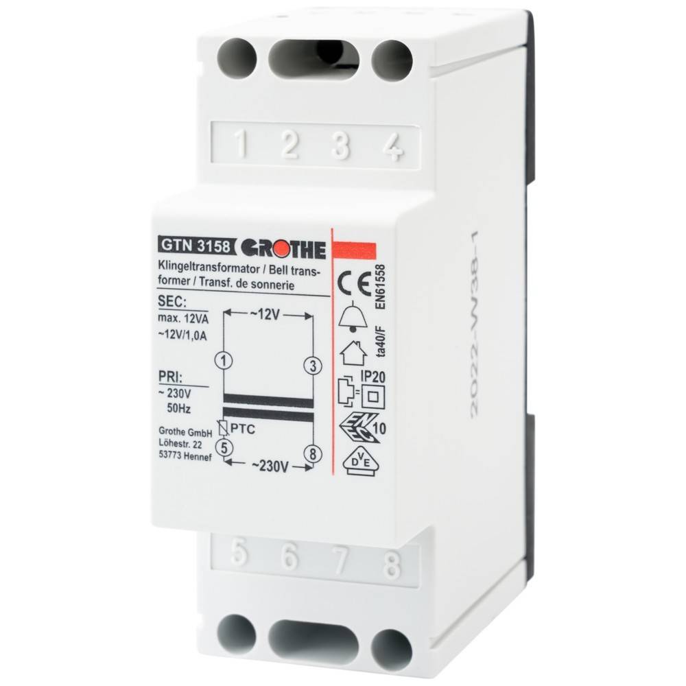 Grothe Klingeltransformator GTN 3158