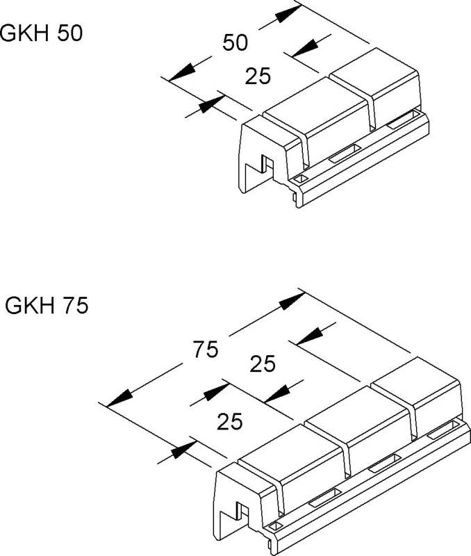 Niedax Profilhalteklammer GKH 50 W