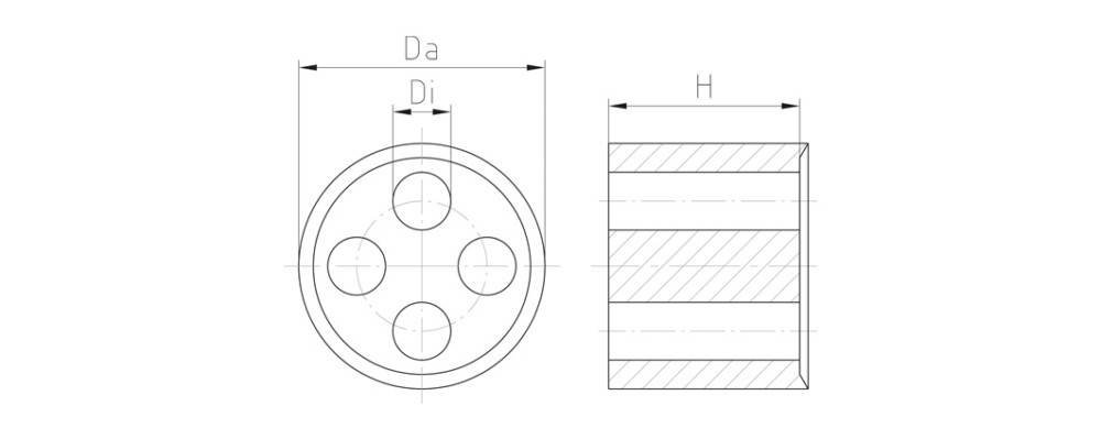 Jacob Dichteinsatz WJ-DM 25/5x4