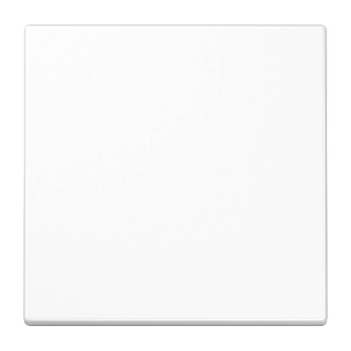 Weißes Quadrat-Panel mit subtiler grauer Umrandung und Schlagschatten.