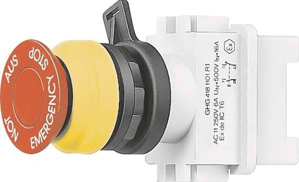 Ceag Sicherheitst. NOT-AUS Schlagtaster GHG 418 8155 R1200