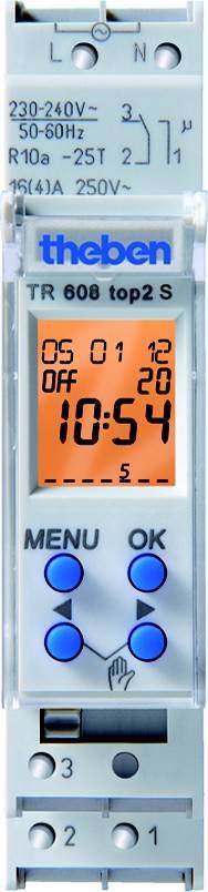 Theben Schaltuhr Digital TR 608 TOP2 S