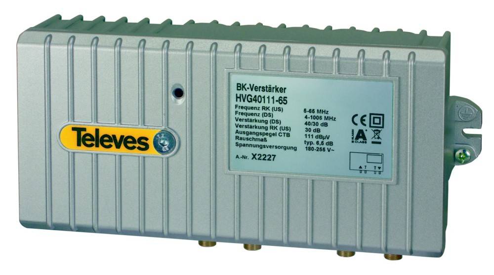 Televes BK-Verstärker Guß 40/30dB HVG40111-65
