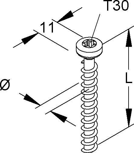Niedax Schraubanker NSA 6X35/FKK-T30 V