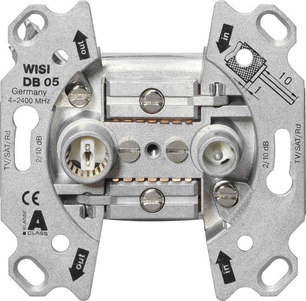 Wisi Durchgangsdose, 10 dB DB05