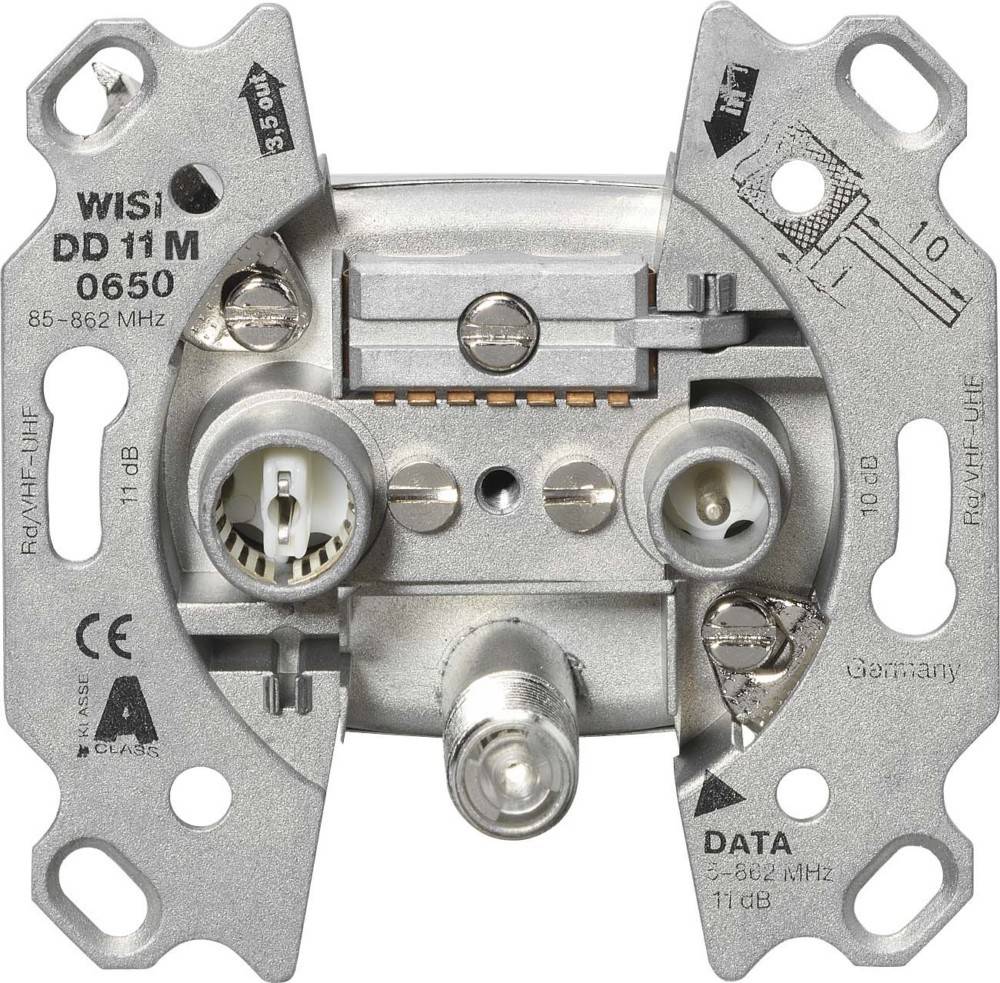 Wisi Durchgangsdose, 10 dB DD11M0650