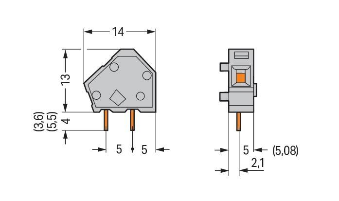 WAGO GmbH & Co. KG Anreihbare Leiterplattenk. 236-742/332-000