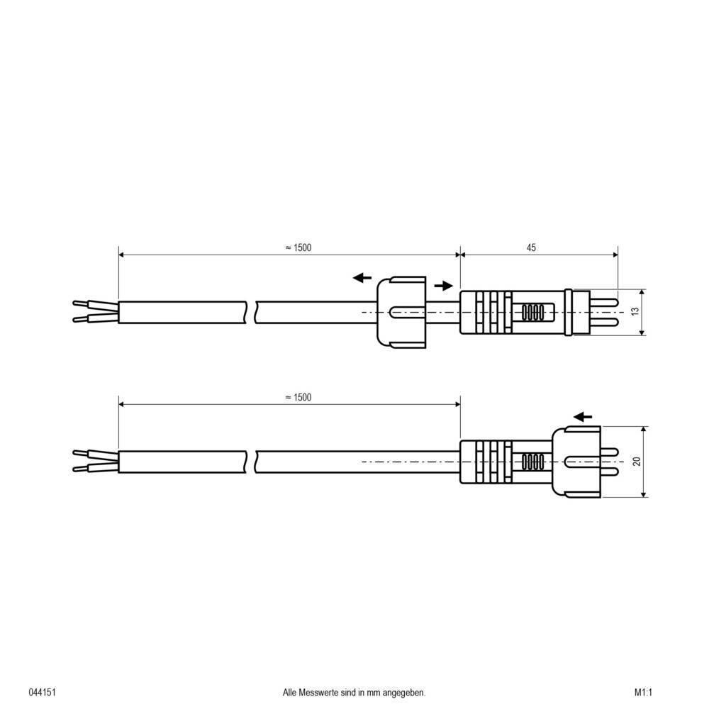 EVN Lichttechnik NV-Anschlussleitung 044 151