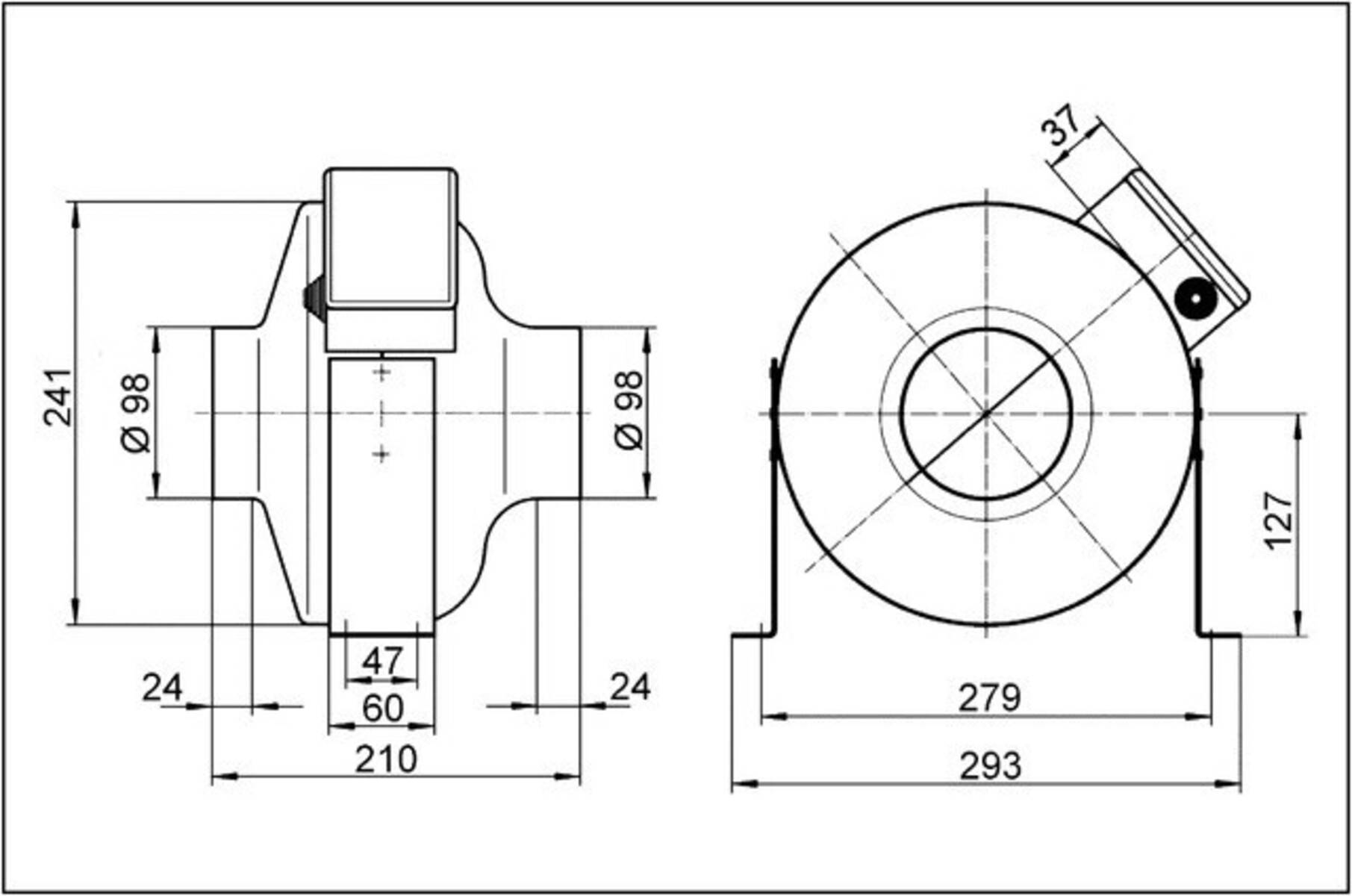 Maico Radial-Rohrventilator ERR 10/1
