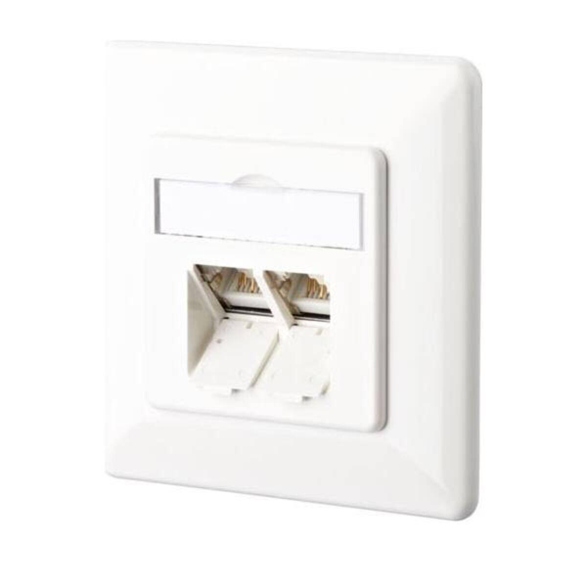 Metz Connect Anschlussdose,Kat.6 TN E-DATC6-2UP-rws