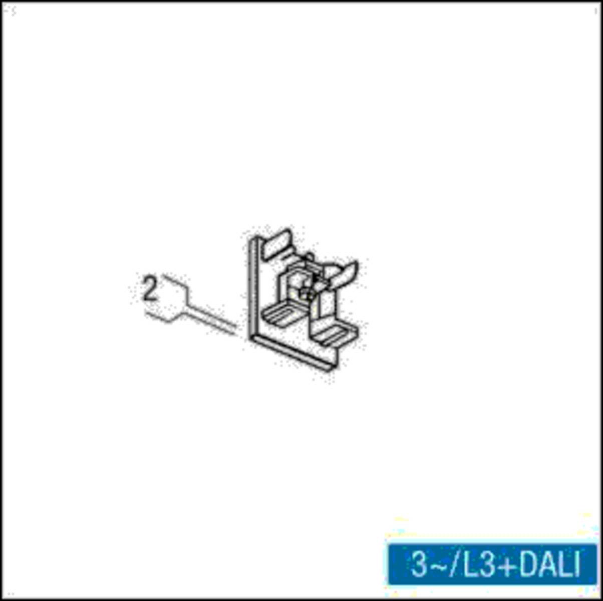 Zumtobel Group Abschlussplatte 3ph sw S2 802210