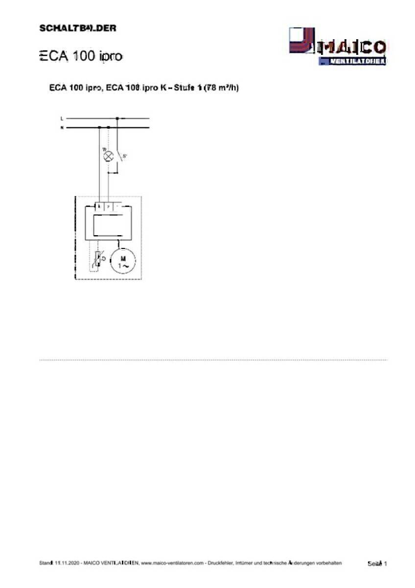 Maico Kleinraumventilator ECA 100 ipro